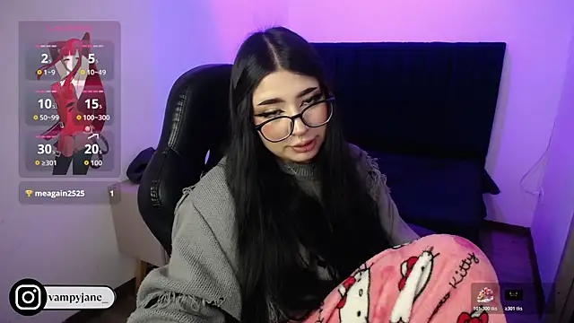 Snapshot of VamppyJane chatting on November 25, 2:11 am VamppyJane online show from November 25, 2:11 am