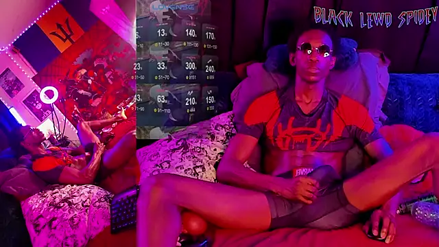 BlackLewdSpidey online show from February 4, 7:40 am