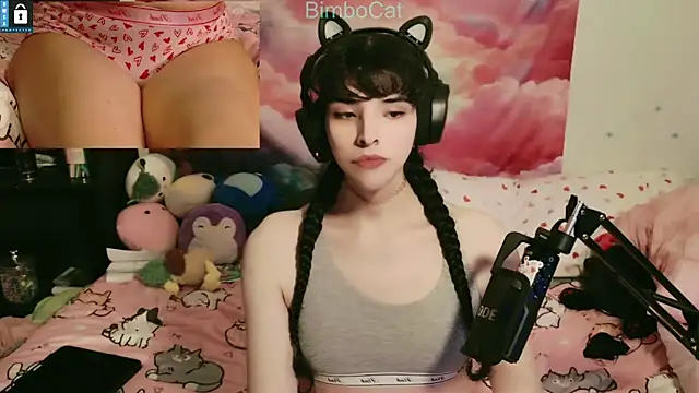 Snapshot of BimboCat chatting on November 1, 7:27 pm BimboCat online show from November 1, 7:27 pm