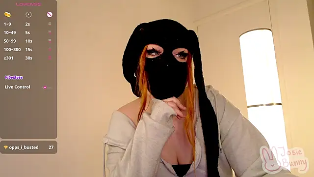 Josie Bunny online show from November 20, 8:25 am