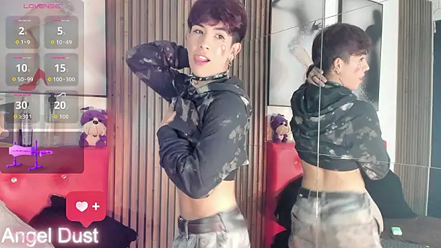 Angeldust19 online show from January 17, 4:39 am