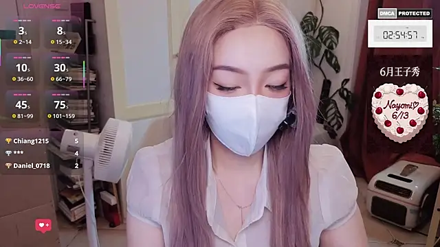 nayomi 34f online show from June 12, 6:56 am