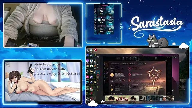 Snapshot of Sarastasia417 chatting on May 31, 1:03 am Sarastasia417 online show from May 31, 1:03 am