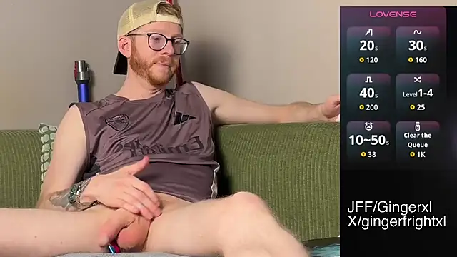 Gingerxl8 online show from June 18, 12:11 am