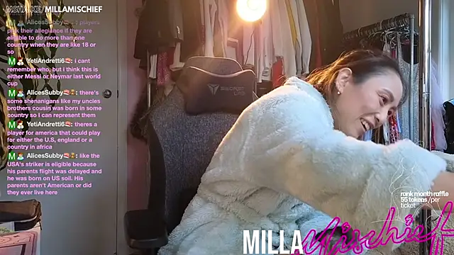 millamischief online show from June 17, 7:59 pm