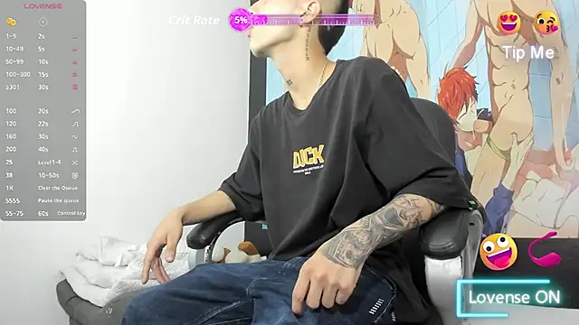 Snapshot of Dereck_Boy_ chatting on July 4, 8:48 pm Dereck Boy online show from July 4, 8:48 pm