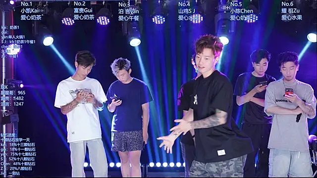 Snapshot of AOA-boy chatting on June 25, 1:38 am AOA-boy online show from June 25, 1:38 am