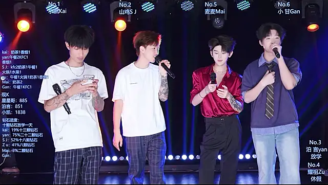 Snapshot of AOA-boy chatting on July 3, 1:34 am AOA-boy online show from July 3, 1:34 am