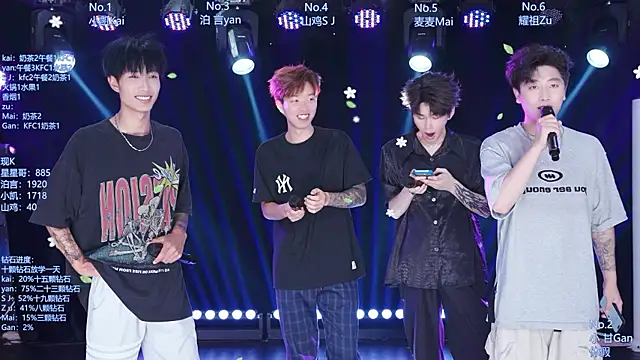 Snapshot of AOA-boy chatting on July 7, 1:19 am AOA-boy online show from July 7, 1:19 am