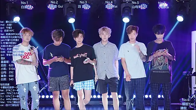 Snapshot of AOA-boy chatting on July 23, 5:38 am AOA-boy online show from July 23, 5:38 am