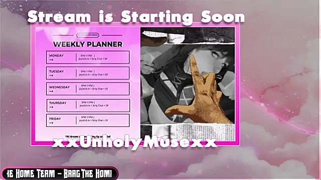 xxunholymusexx online show from June 24, 9:03 pm