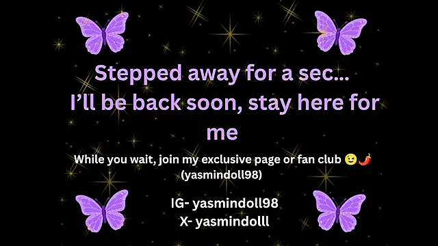 yasmindoll98 online show from August 9, 3:23 am