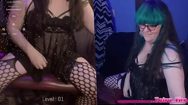 Snapshot of Tetra_Fire chatting on April 27, 2:31 am Tetra Fire online show from April 27, 2:31 am