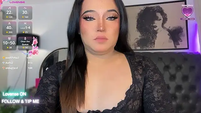 Sensual Ekang online show from June 8, 7:14 pm