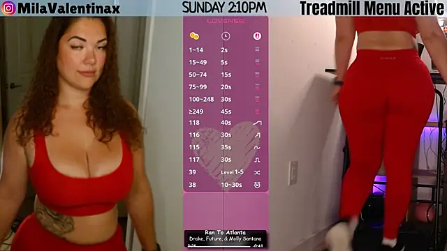 Snapshot of MilaValentina chatting on June 14, 6:10 pm MilaValentina online show from June 14, 6:10 pm