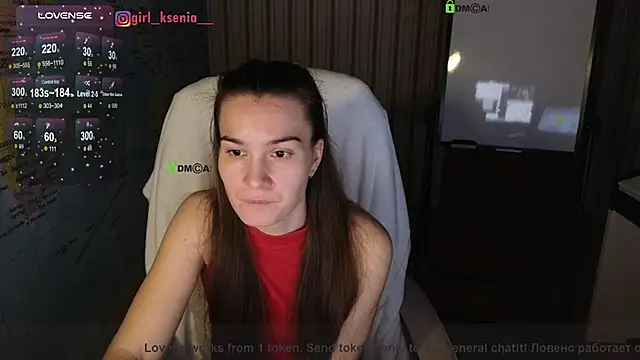 Girl Ksenia online show from February 5, 12:53 am