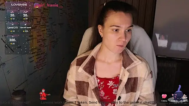 Girl Ksenia online show from February 16, 10:21 pm