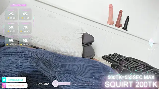  Carrie  online show from February 5, 11:12 am