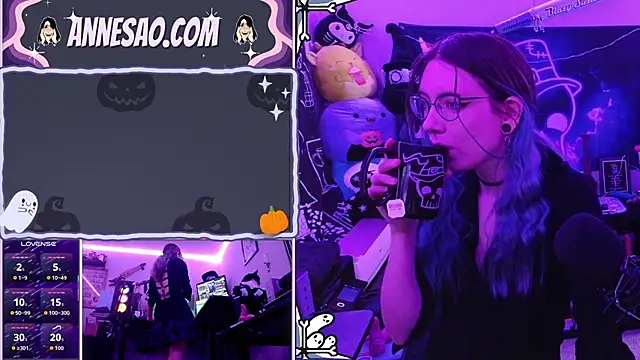 Snapshot of AnneSao chatting on October 9, 11:25 pm AnneSao online show from October 9, 11:25 pm