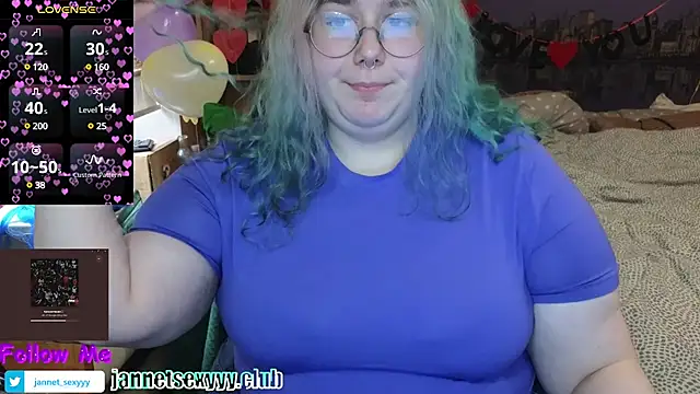 Snapshot of JannetPie chatting on February 10, 11:04 am JannetPie online show from February 10, 11:04 am