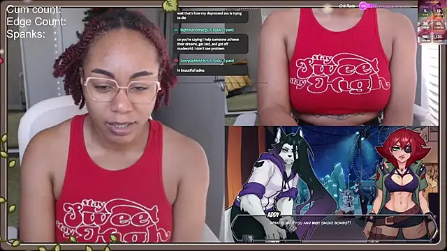 Snapshot of Cheybaaee chatting on December 1, 7:25 pm Cheybaaee online show from December 1, 7:25 pm
