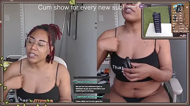 Snapshot of Cheybaaee chatting on February 1, 7:23 pm Cheybaaee online show from February 1, 7:23 pm