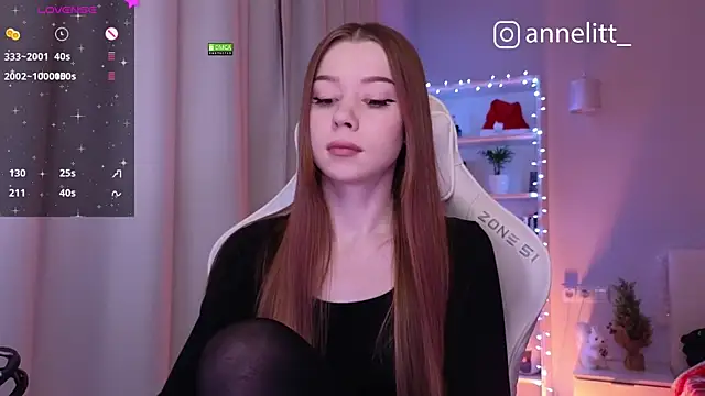 Snapshot of Annelitt chatting on January 8, 5:59 pm Annelitt online show from January 8, 5:59 pm