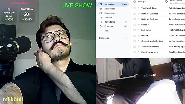 Snapshot of milkbull chatting on May 18, 6:19 am milkbull online show from May 18, 6:19 am