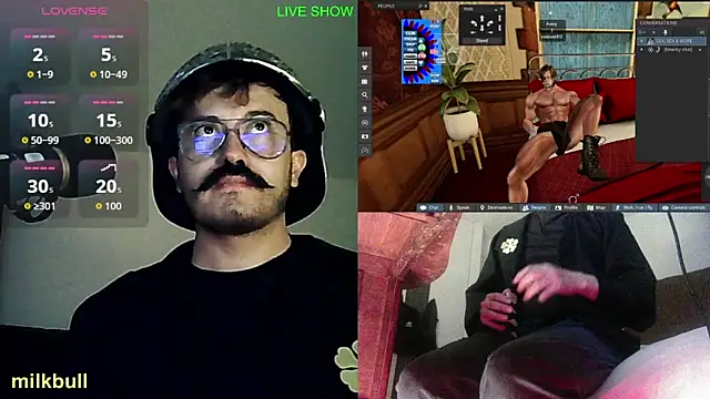 Snapshot of milkbull chatting on May 27, 11:46 pm milkbull online show from May 27, 11:46 pm