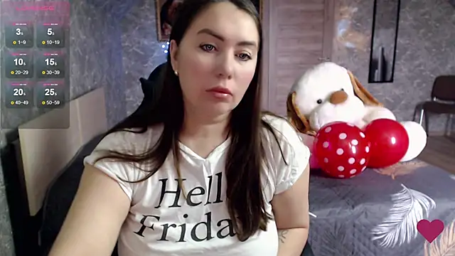 Snapshot of Korolek12 chatting on February 14, 7:59 am Korolek12 online show from February 14, 7:59 am