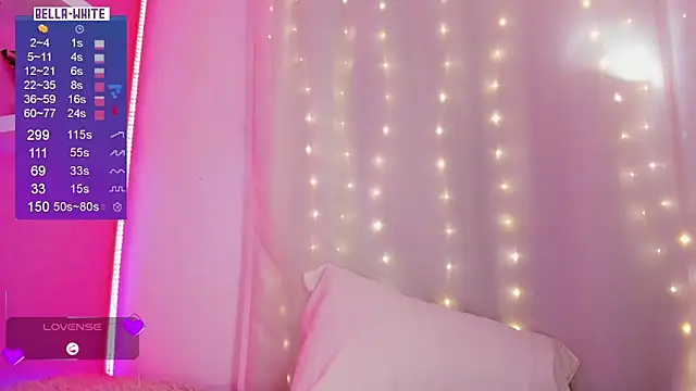 Snapshot of Bella-White chatting on February 19, 4:55 pm Bella-White online show from February 19, 4:55 pm