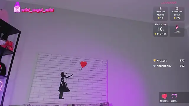 WILD-ANGEL777 online show from March 20, 7:14 pm