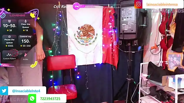 LaInsaciableIntensa online show from May 3, 12:49 am