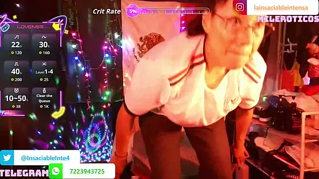 LaInsaciableIntensa online show from June 20, 1:41 am