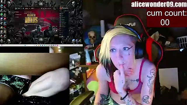 alicewonder09 online show from January 13, 8:58 am