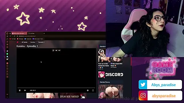 Snapshot of Abysparadise chatting on November 13, 3:16 am Abysparadise online show from November 13, 3:16 am