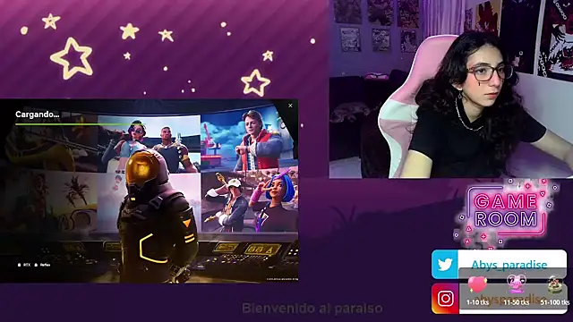 Snapshot of Abysparadise chatting on December 5, 4:54 am Abysparadise online show from December 5, 4:54 am