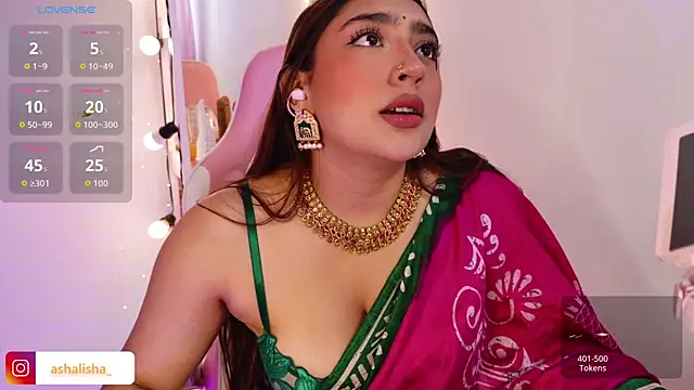 ashalisha online show from December 18, 2:34 pm