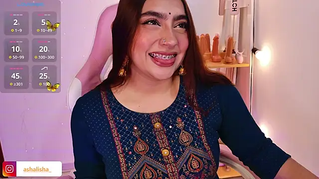 ashalisha online show from December 22, 2:36 pm