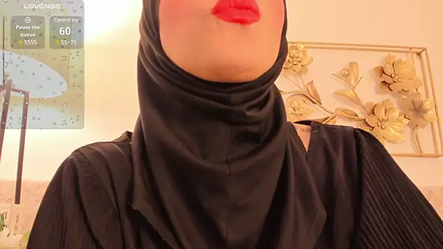 Snapshot of hanajameela chatting on February 7, 11:45 am hanajameela online show from February 7, 11:45 am
