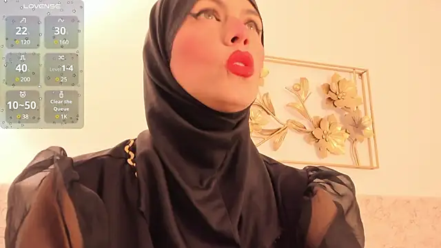Snapshot of hanajameela chatting on February 18, 11:33 am hanajameela online show from February 18, 11:33 am