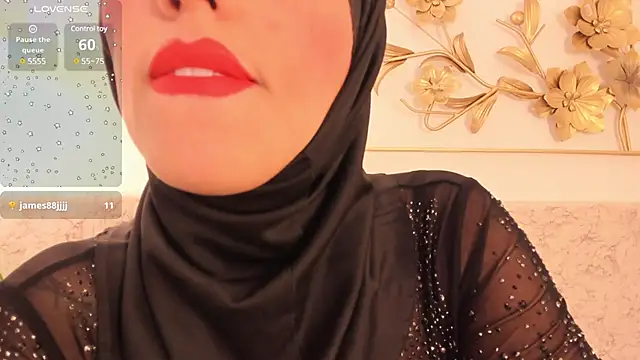 Snapshot of hanajameela chatting on March 7, 11:40 am hanajameela online show from March 7, 11:40 am