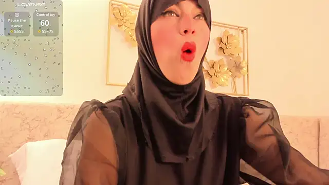 Snapshot of hanajameela chatting on March 12, 11:42 am hanajameela online show from March 12, 11:42 am