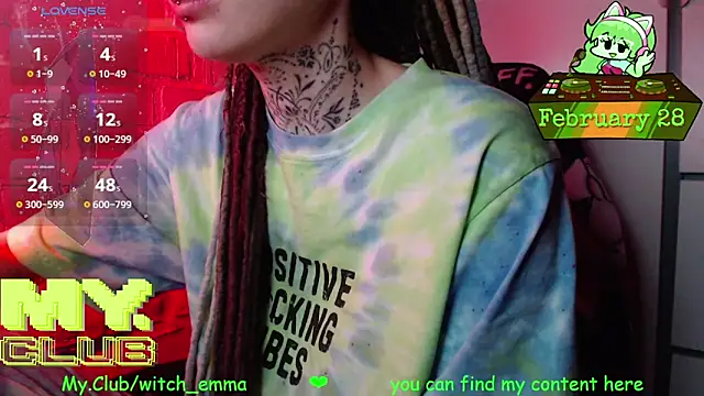 Witch Emma online show from February 28, 8:48 am