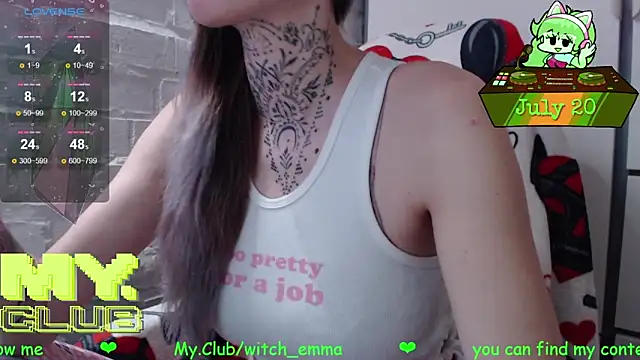 Witch Emma online show from July 20, 6:17 am