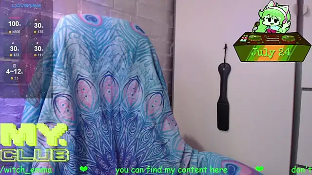 Witch Emma online show from July 24, 7:45 pm