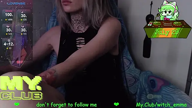 Witch Emma online show from July 29, 7:39 am