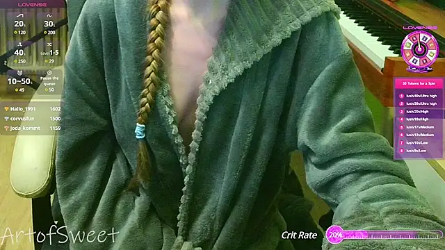 ArtofSweet online show from January 18, 12:02 am