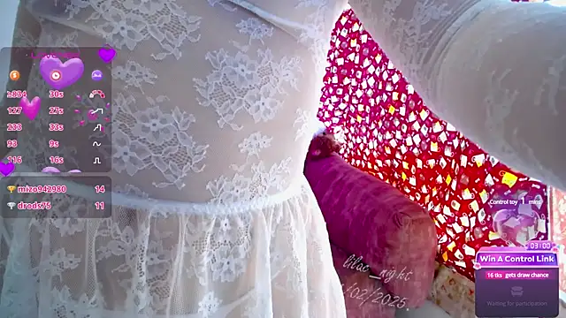 Snapshot of lilac_night33 chatting on February 14, 4:41 pm lilac night33 online show from February 14, 4:41 pm