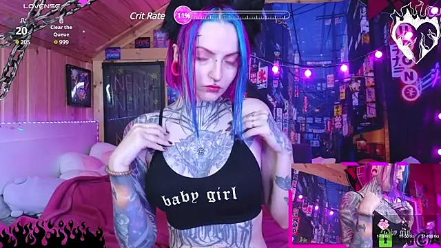 Snapshot of NekoCyber chatting on January 27, 5:36 am NekoCyber online show from January 27, 5:36 am